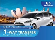 Islandwide City To City Transfer - 1 Ride (6 Seater)