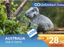 AUSTRALIA 5 DAYS E-SIM UNLIMITED DATA 3GB HIGH SPEED