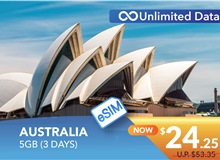 AUSTRALIA 3 DAYS E-SIM UNLIMITED DATA 5GB HIGH SPEED