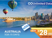 AUSTRALIA 15 DAYS E-SIM UNLIMITED DATA 5GB HIGH SPEED