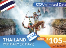 THAILAND 30 DAYS E-SIM UNLIMITED DATA 2GB HIGH SPEED DAILY