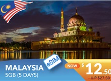 MALAYSIA 5 DAYS E-SIM UNLIMITED DATA 5GB HIGH SPEED