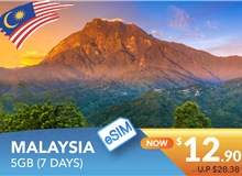 MALAYSIA 7 DAYS E-SIM UNLIMITED DATA 5GB HIGH SPEED