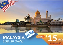 MALAYSIA 30 DAYS E-SIM UNLIMITED DATA 5GB HIGH SPEED