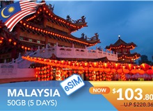 MALAYSIA 5 DAYS E-SIM 50GB HIGH SPEED