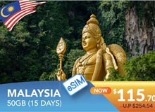 MALAYSIA 15 DAYS E-SIM 50GB HIGH SPEED