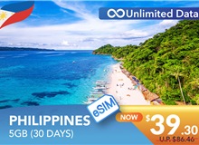 PHILIPPINES 30 DAYS E-SIM UNLIMITED DATA 5GB HIGH SPEED