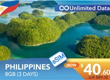 PHILIPPINES 3 DAYS E-SIM UNLIMITED DATA 8GB HIGH SPEED