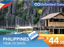 PHILIPPINES 15 DAYS E-SIM UNLIMITED DATA 10GB HIGH SPEED