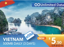 VIETNAM 3 DAYS E-SIM UNLIMITED DATA 500MB HIGH SPEED DAILY