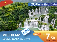 VIETNAM 5 DAYS E-SIM UNLIMITED DATA 500MB HIGH SPEED DAILY