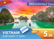 VIETNAM 1 DAY E-SIM UNLIMITED DATA 2GB HIGH SPEED DAILY