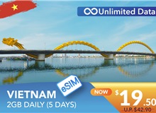 VIETNAM 5 DAYS E-SIM UNLIMITED DATA 2GB HIGH SPEED DAILY