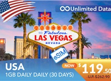 USA 30 DAYS E-SIM UNLIMITED DATA 1GB HIGH SPEED DAILY