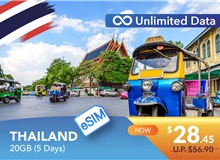 THAILAND 5 DAYS E-SIM UNLIMITED DATA 20GB HIGH SPEED