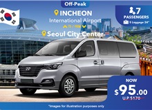 Korea Airport Transfer: Incheon To/from Seoul City Center, Up To 7 Pax 5 Luggage