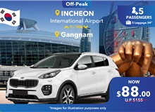 Korea Airport Transfer: Incheon To/from Gangnam, Up To 5 Pax 5 Luggage